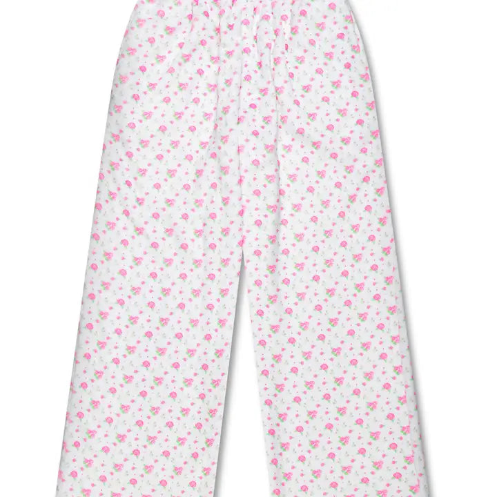 pretty in white plush pant