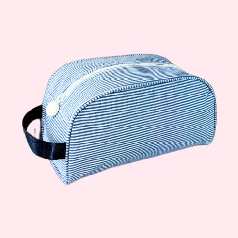 Navy Preppy Stripe~Wipeable~ Traveler