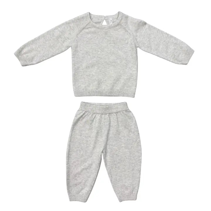 soft knit cream 2pc set