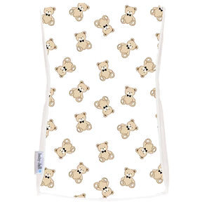bowtie teddy burp cloth