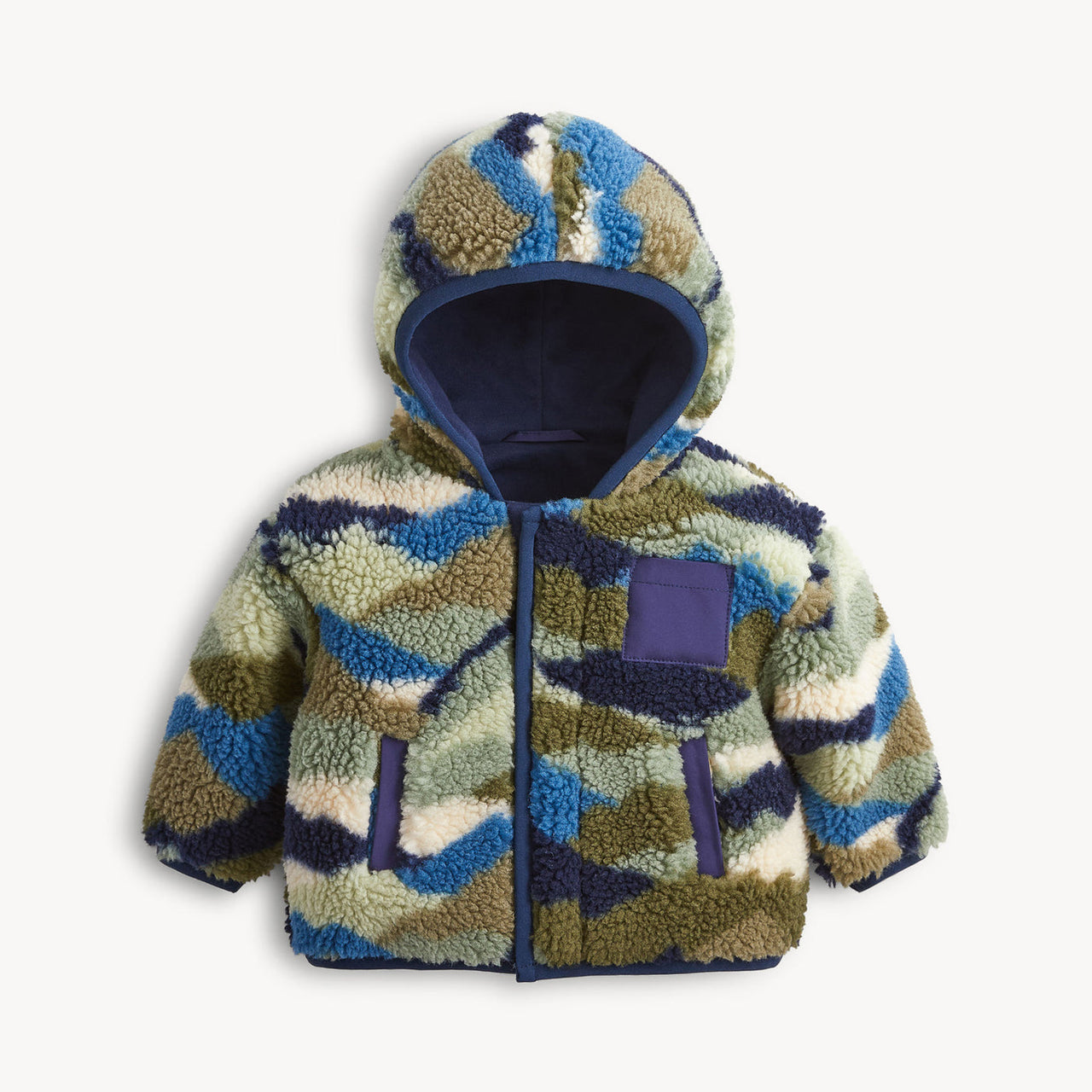 camo hooded magnetic jacket