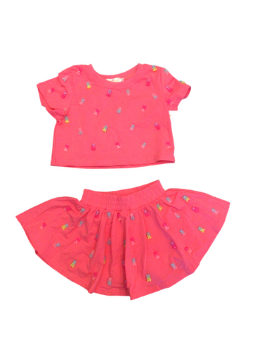 gummy bear tshirt and skirt set