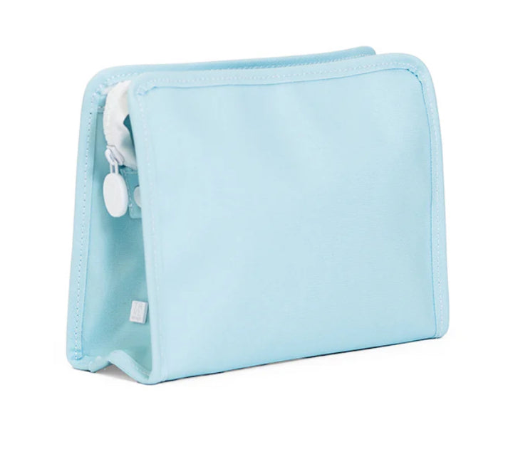 Roadie Large - Lake Blue Coated Canvas