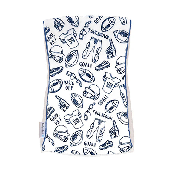 game day burp cloth