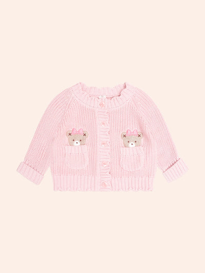 Baby Pink Fisherman Cardigan