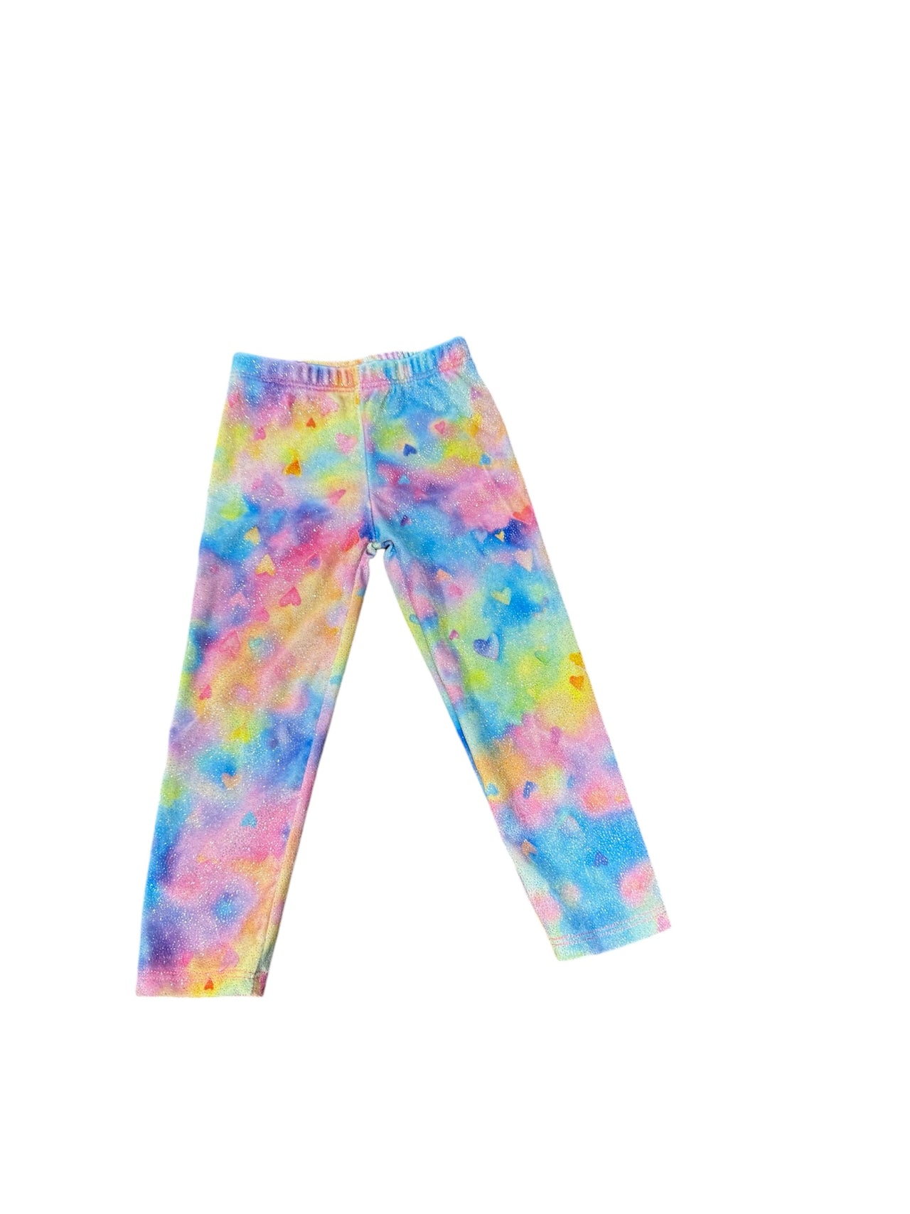 Tie Dye Heart Leggings