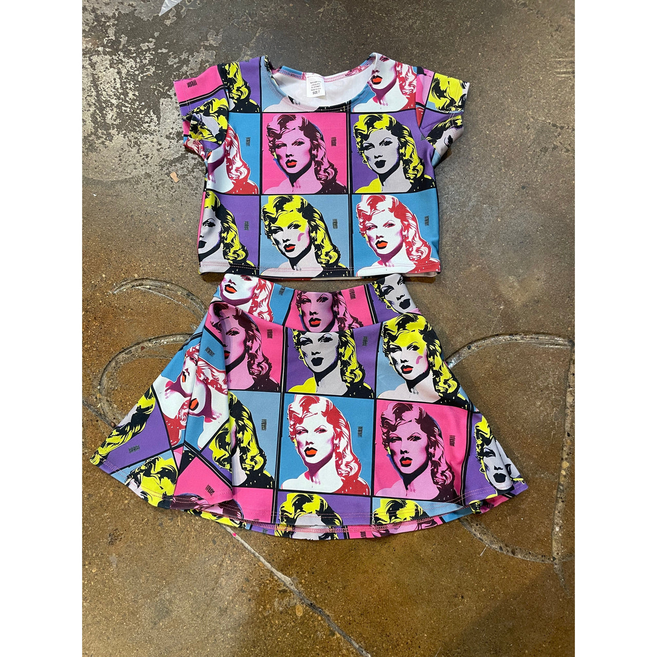 pop art swiftie skirt