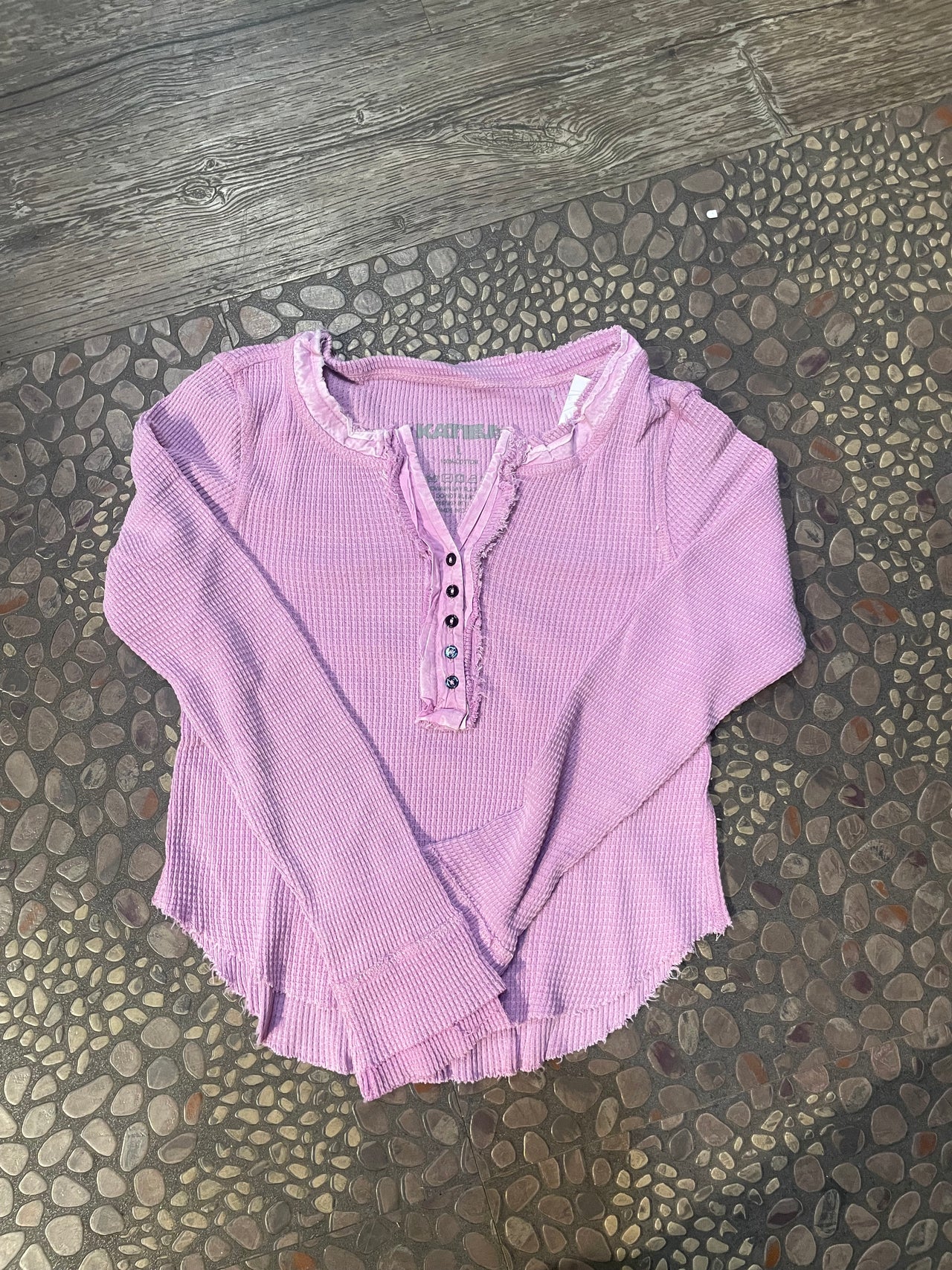 wesley thermal top-pink