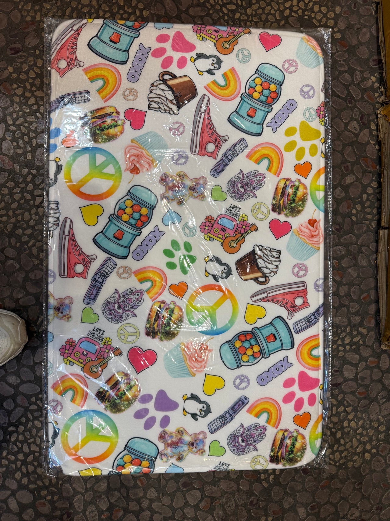 gumball floor mat