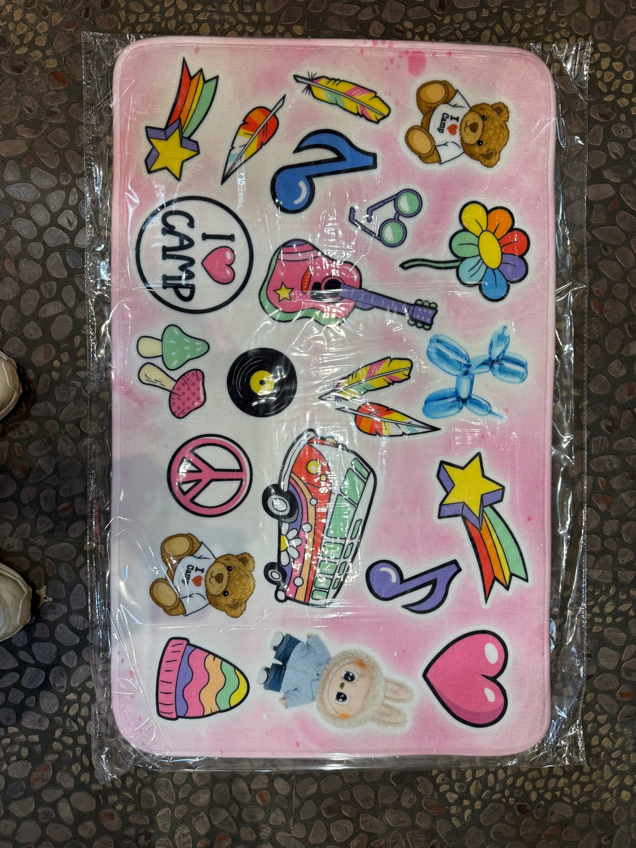 love camp pink floormat