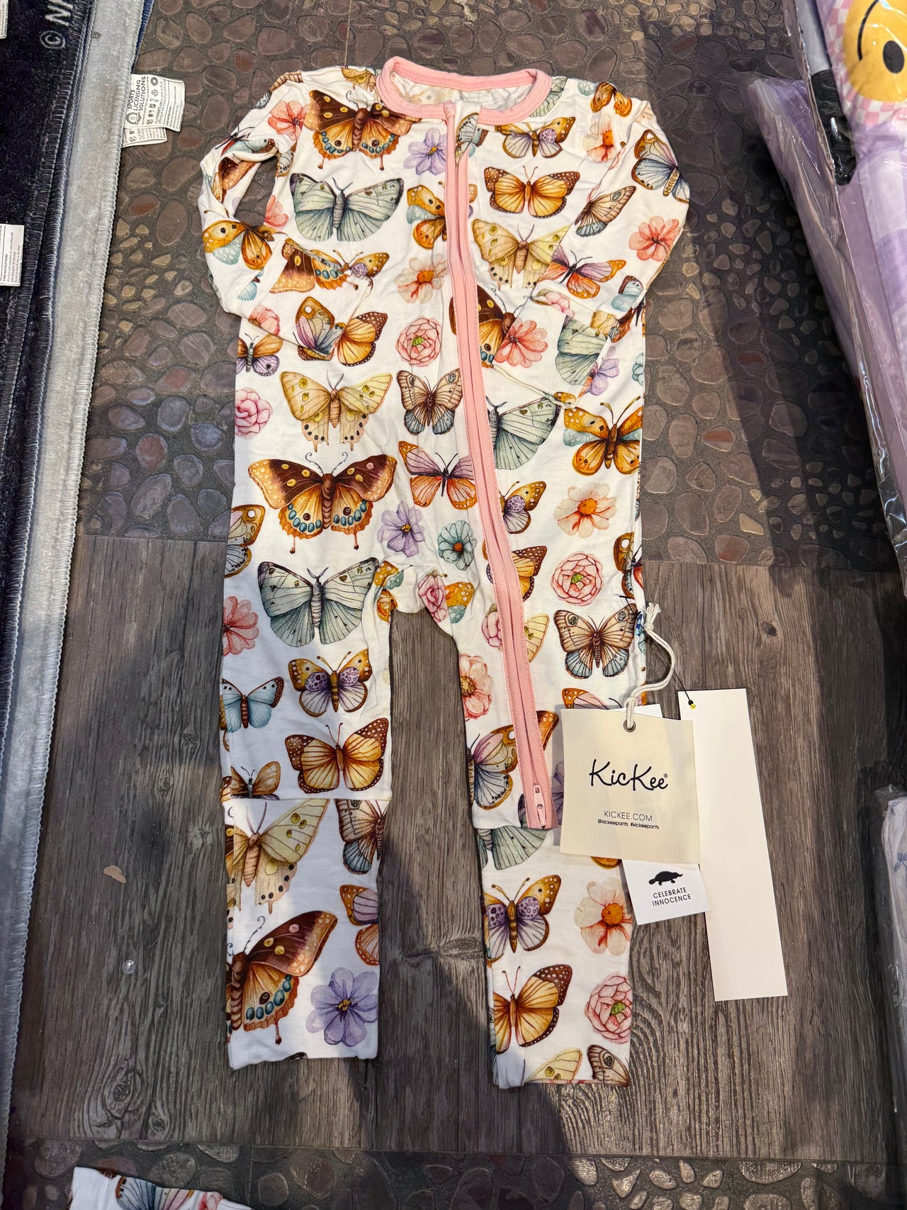 butterfly botanical convertible coverall