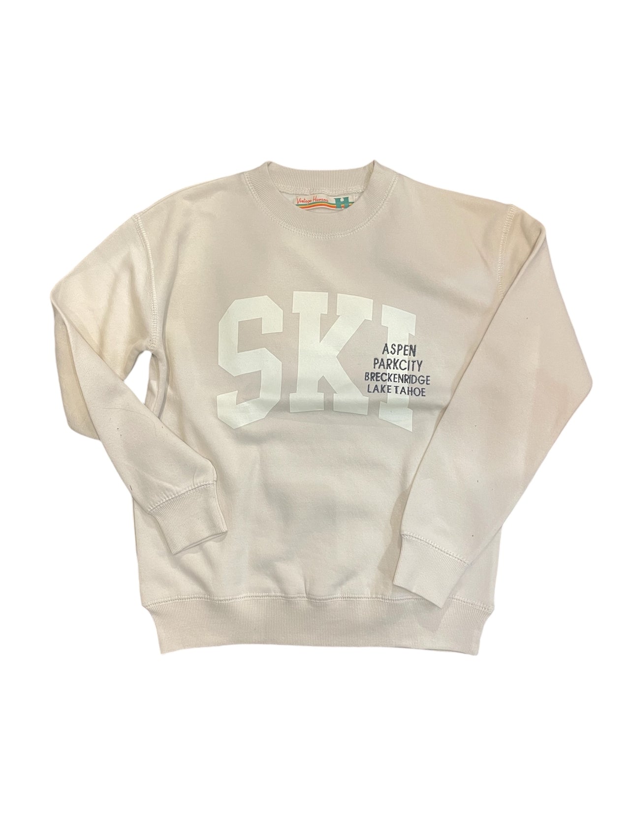 bone ski crewneck