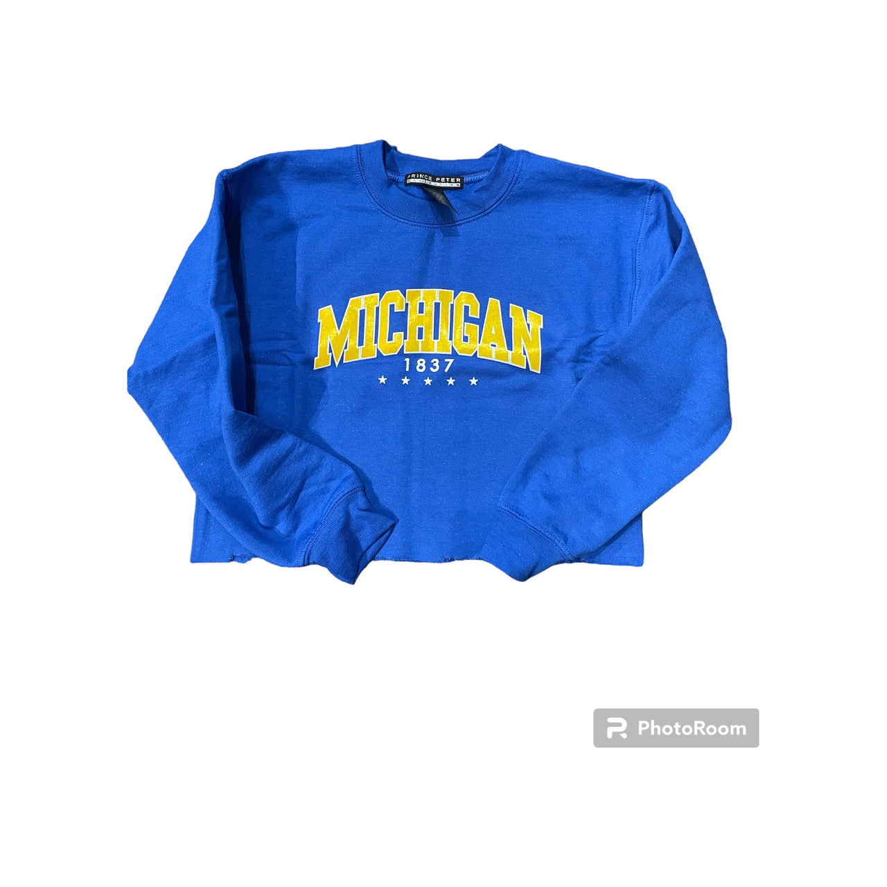 crop Michigan  pullover sweatshirt