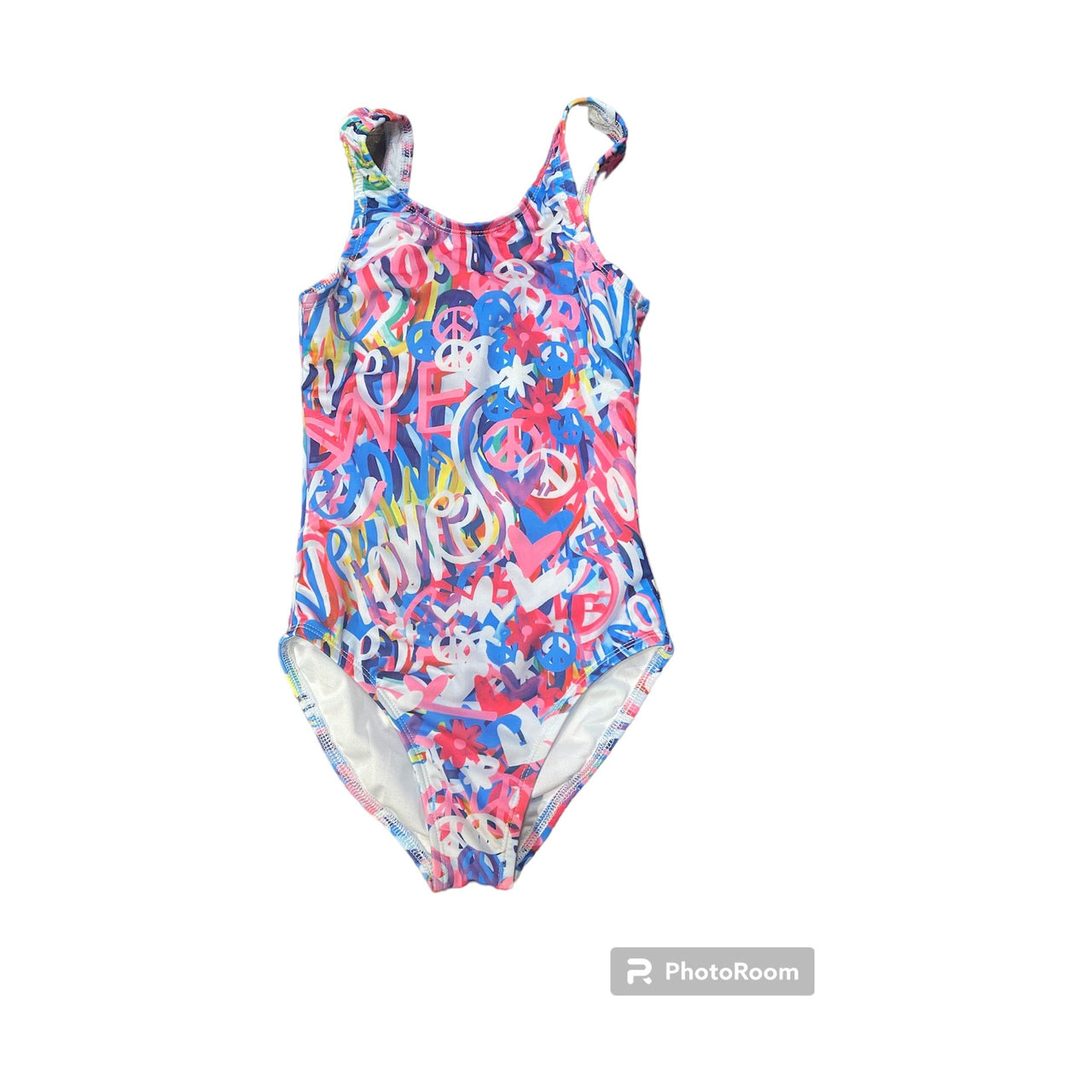 love print bathing suit