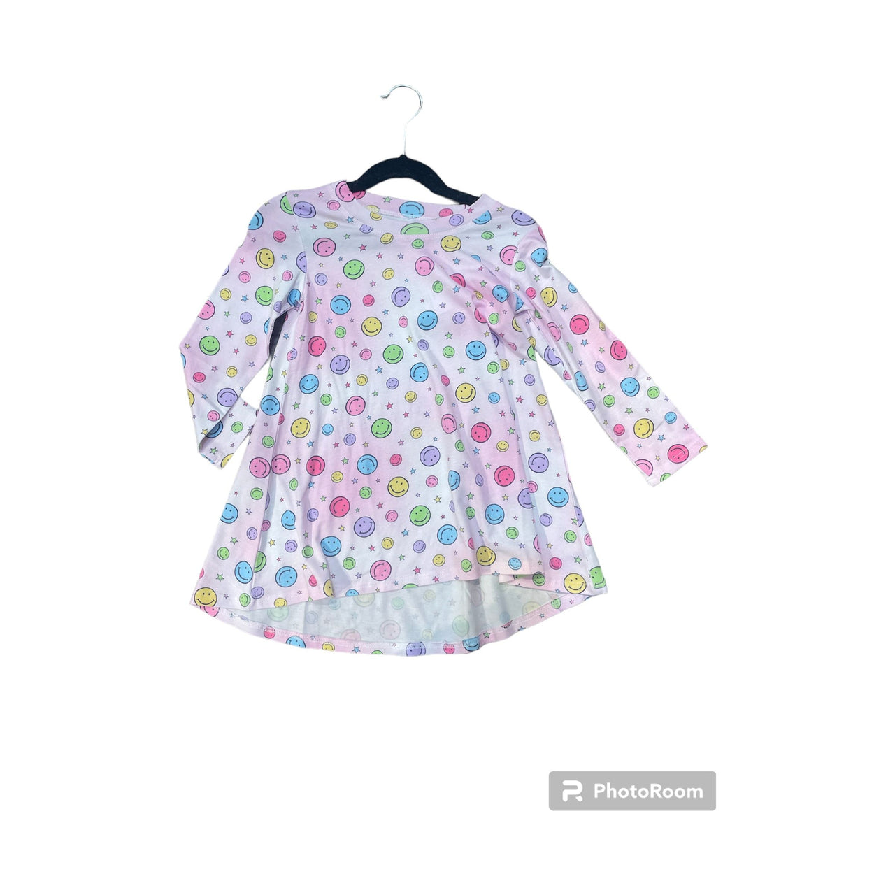 L/s night dress-happy smiley face