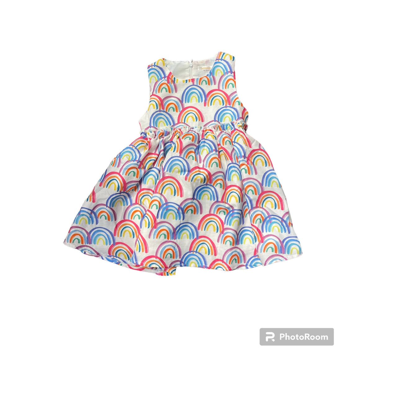 rainbow print dress