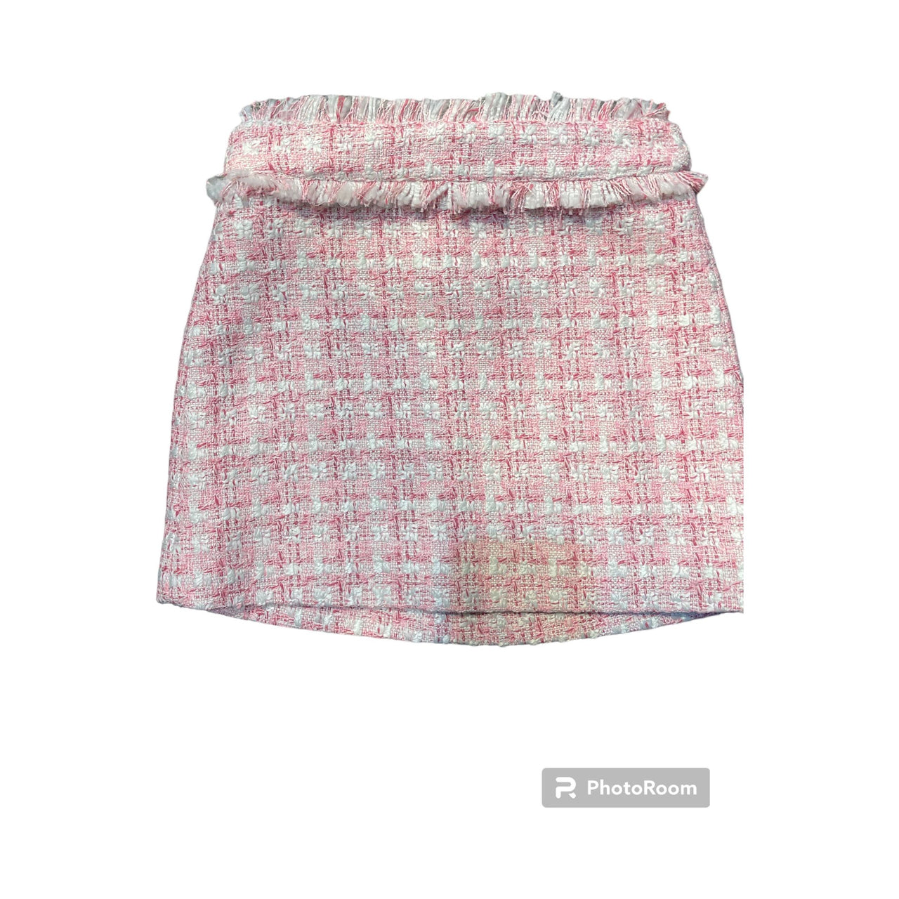 charlotte boucle pink skirt