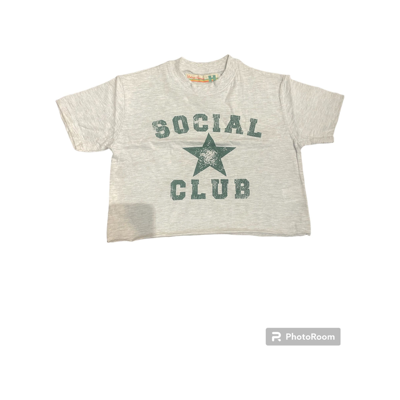 social club tee -gray
