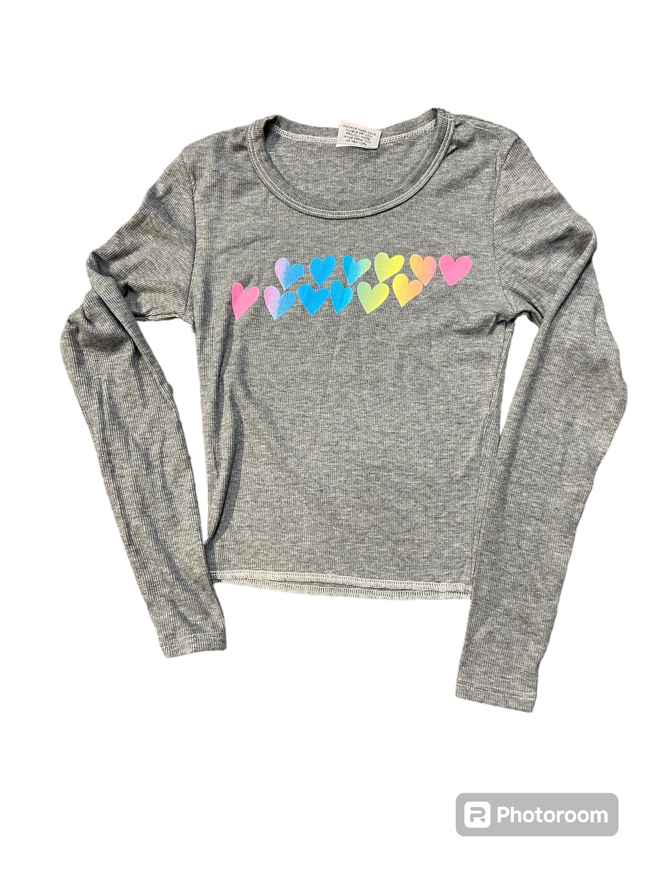 Grey Heart l/s