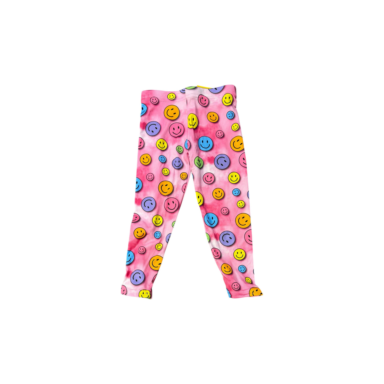 tie dye smile legging