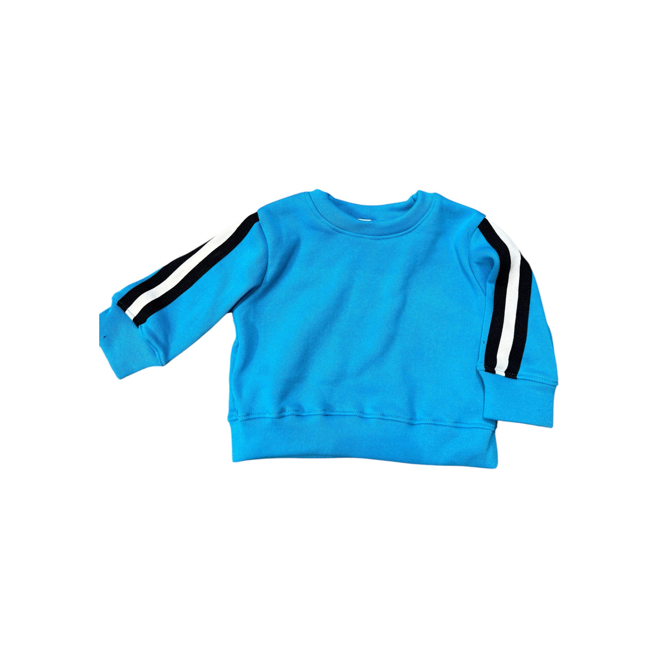 blue stripe sweatshirt