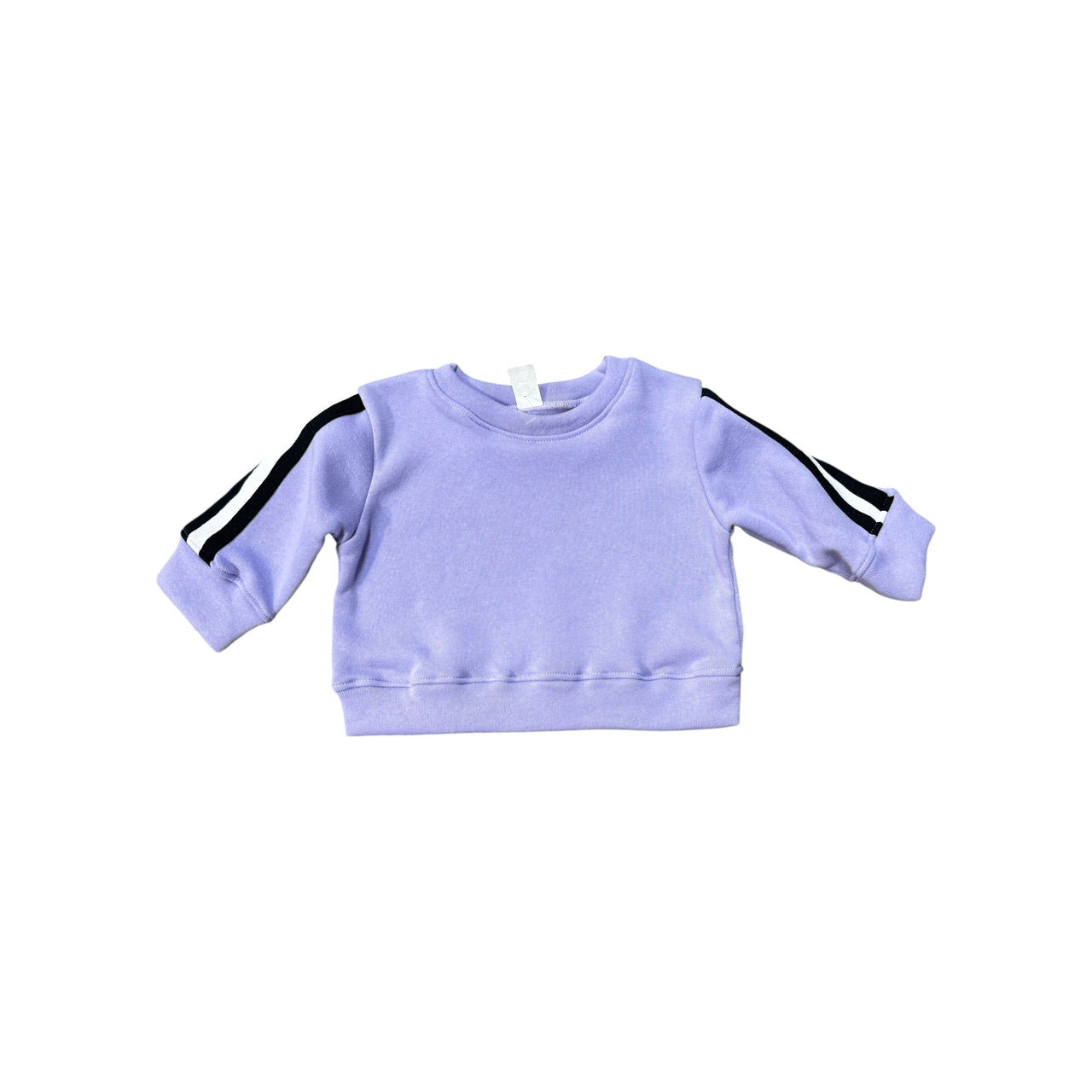 violet stripe sweatshirt