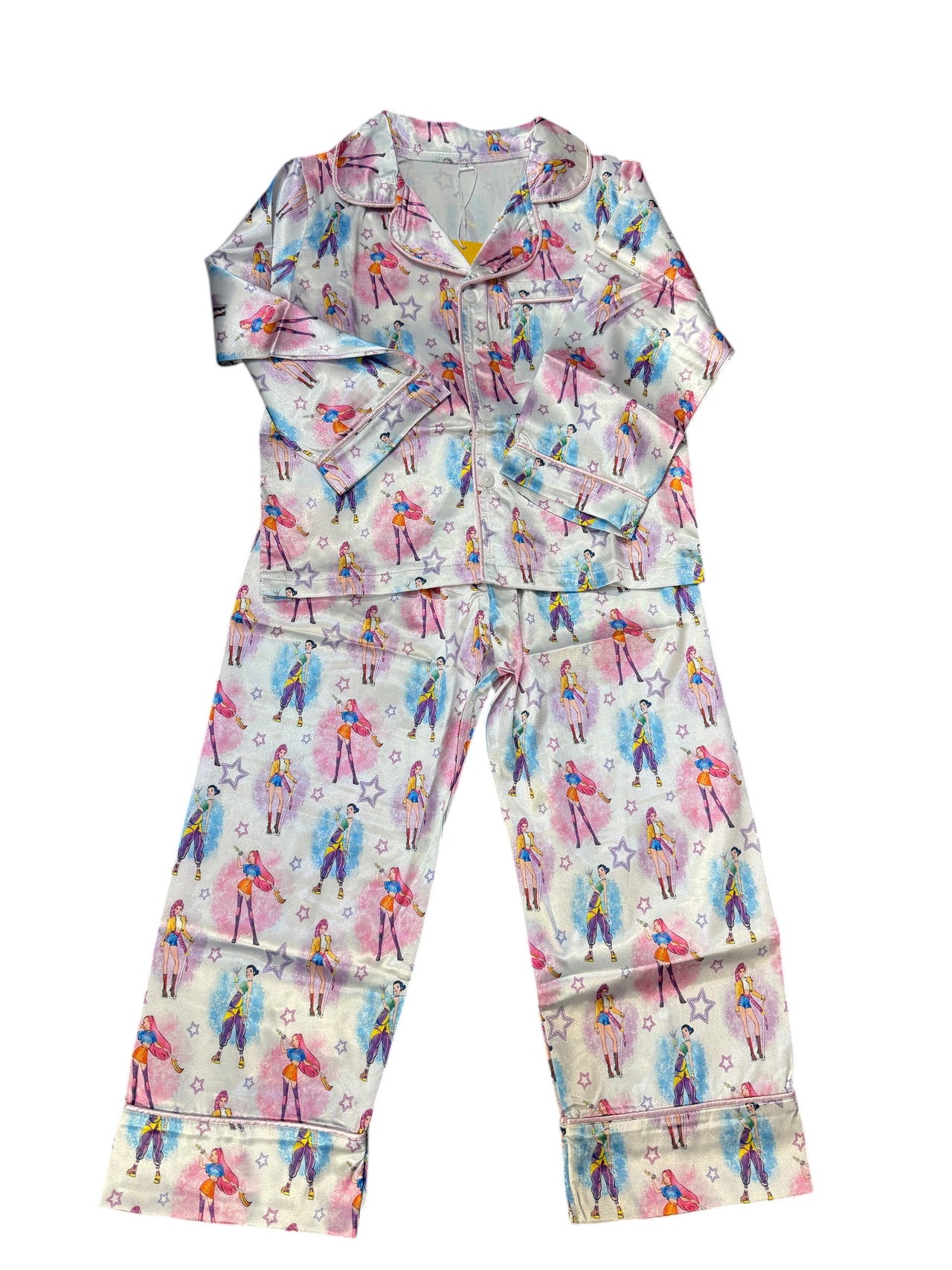 kpop print loungewear set