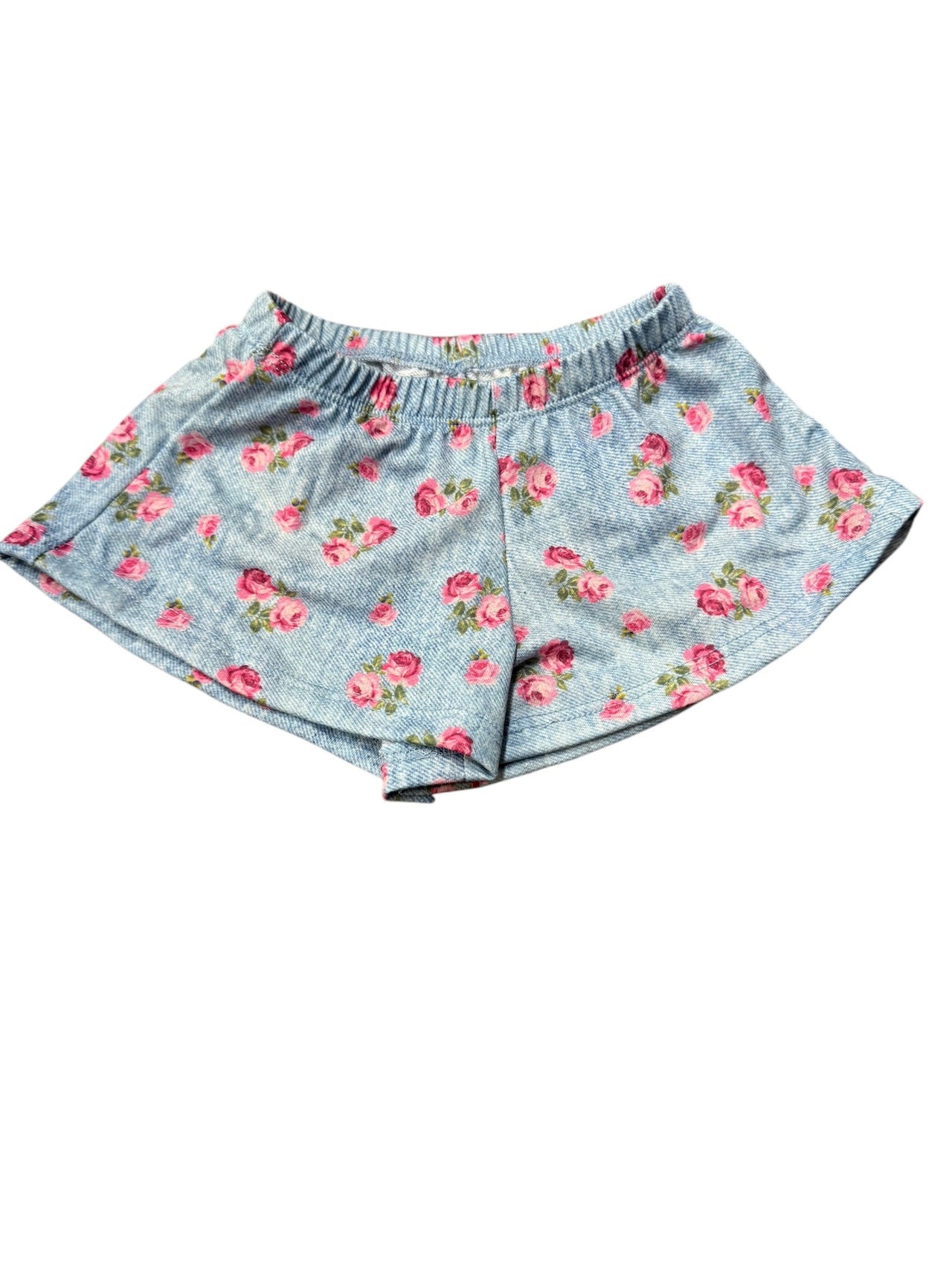 Rose Denim Short