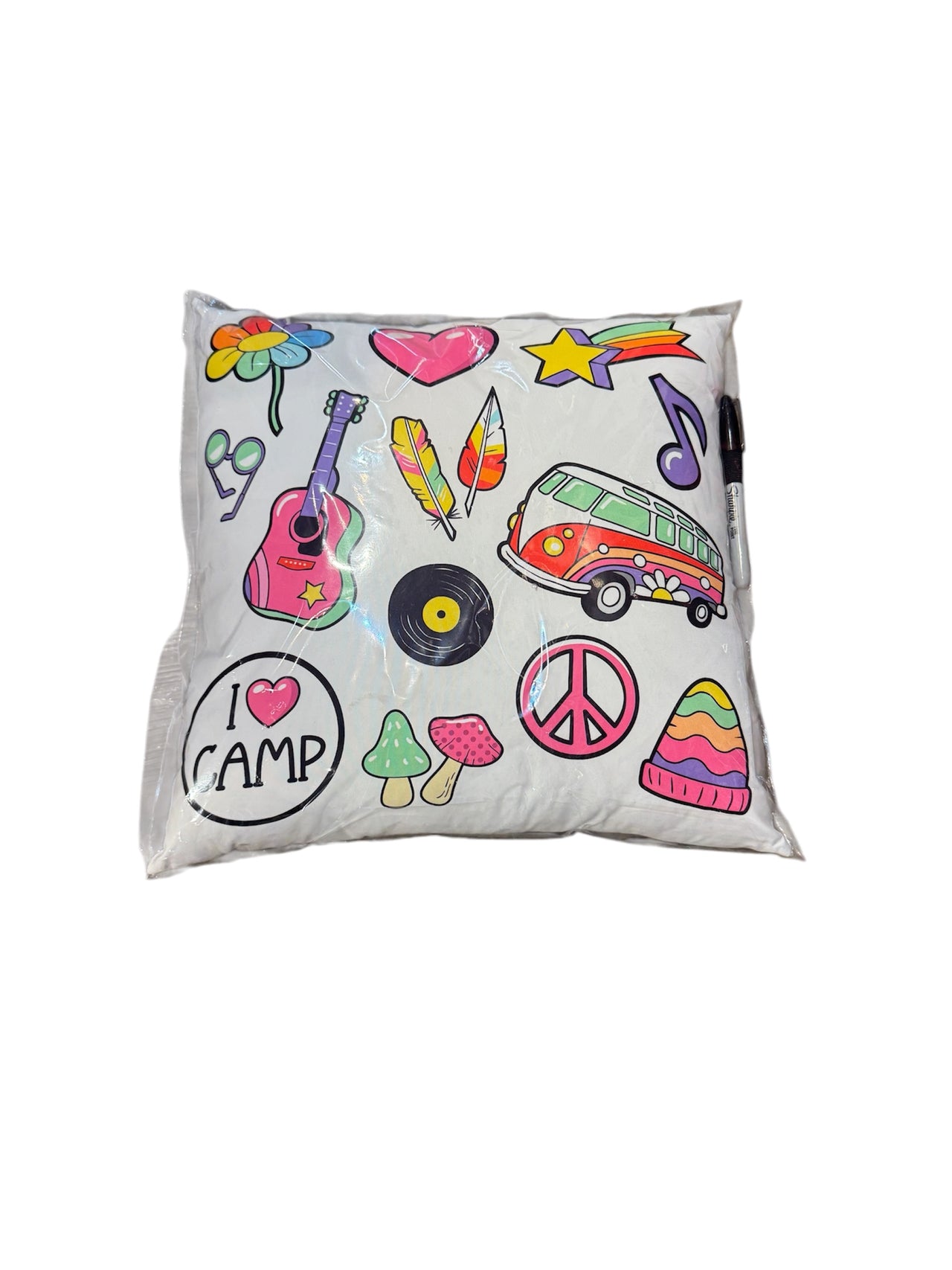 Love Camp Pink Autograph Pillow