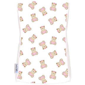 princess teddy burp cloth