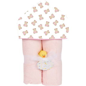 Plush Hooded Towel -princess teddy