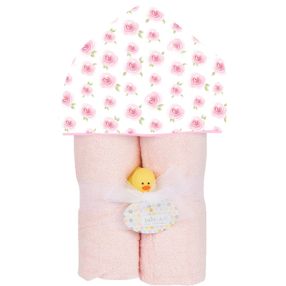 Deluxe Hooded Towel-Rosebuds