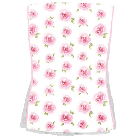 Burp Cloth-Rosebud
