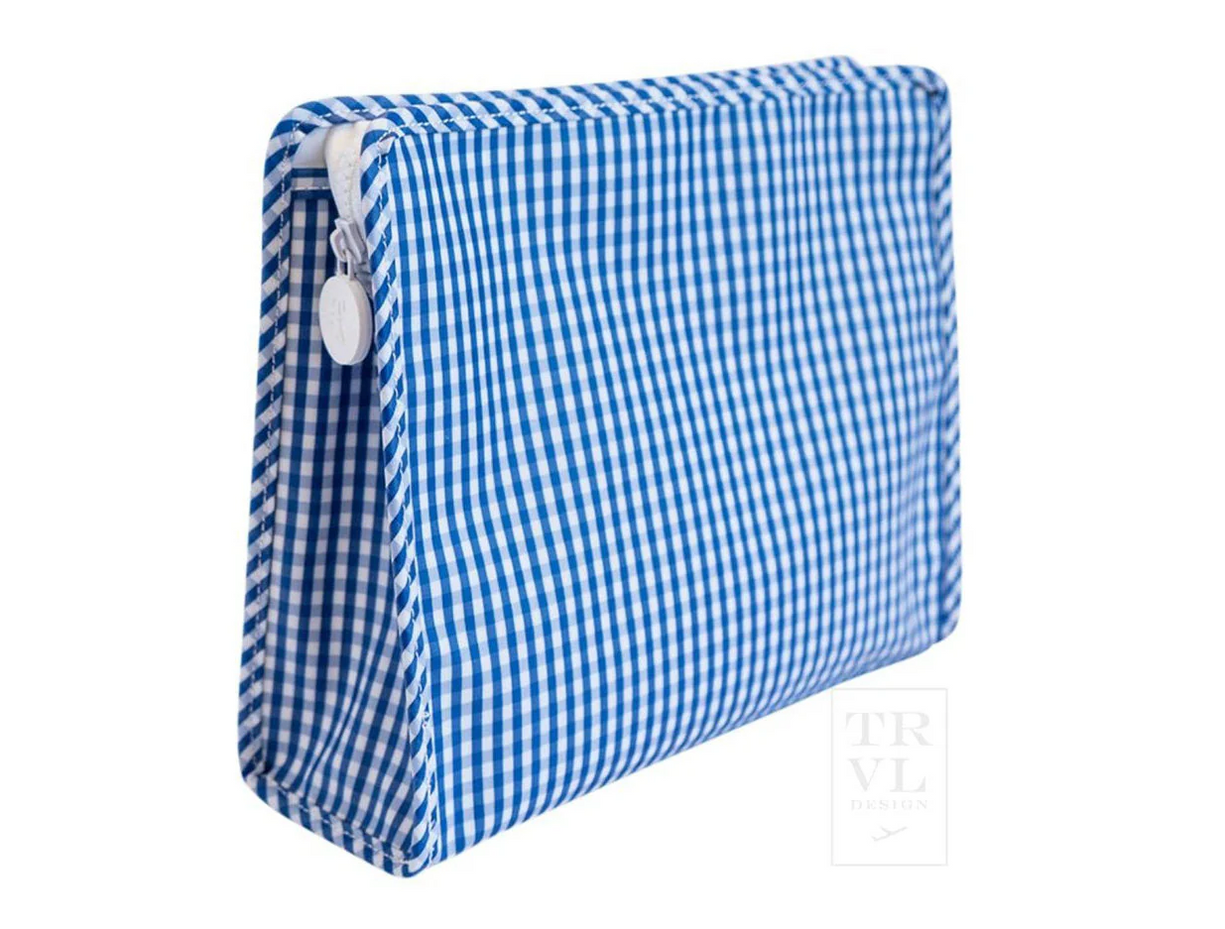 Large Roadie - Gingham Royal