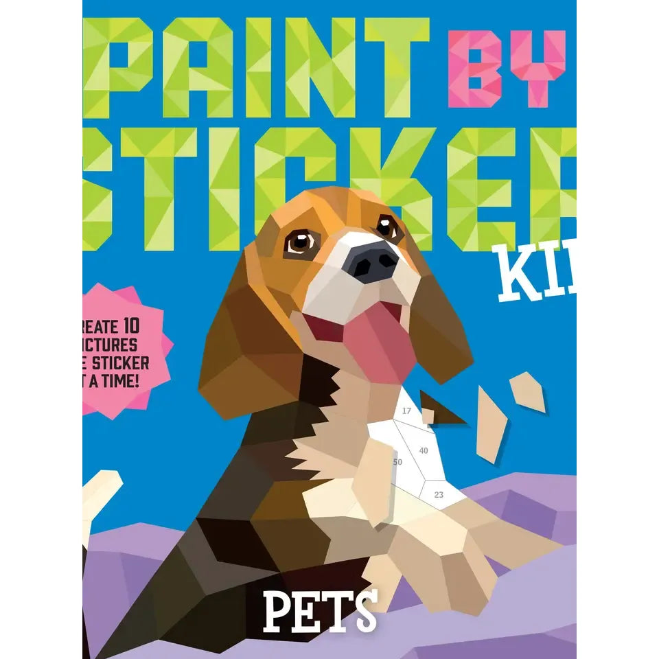 paint by sticker dog