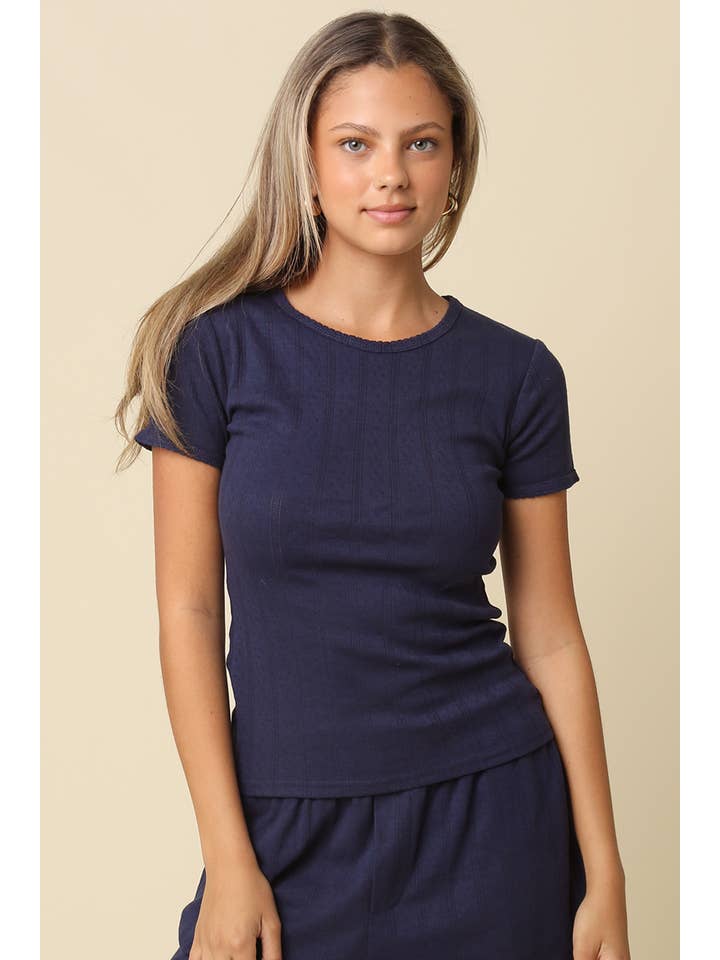 Ribbed Knit Top