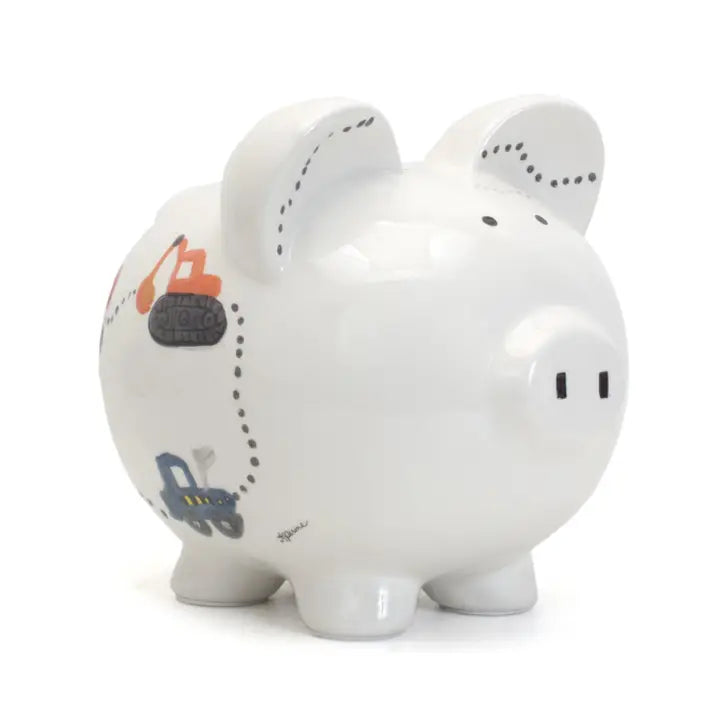 hard hat piggy bank