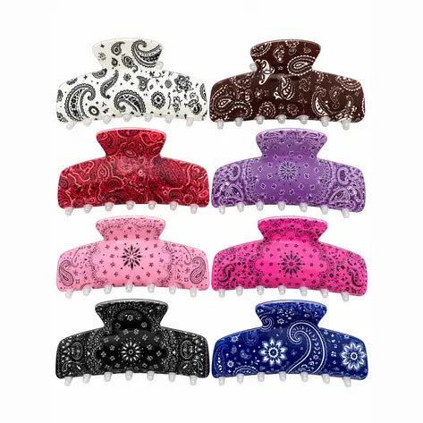 bandana hair clips
