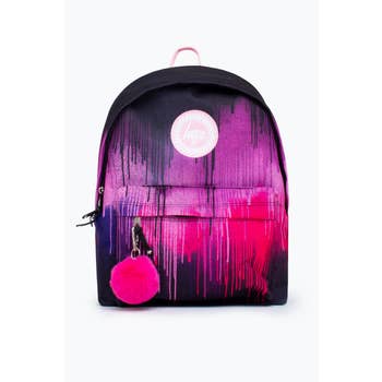 unisex pink drips backpack
