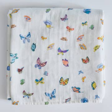 madame butterfly shawl blanket