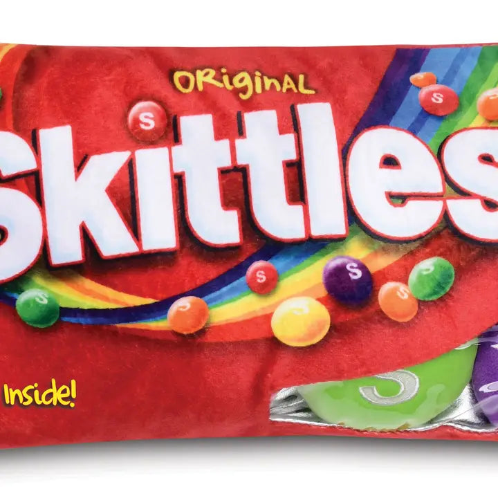 skittles fleece plush
