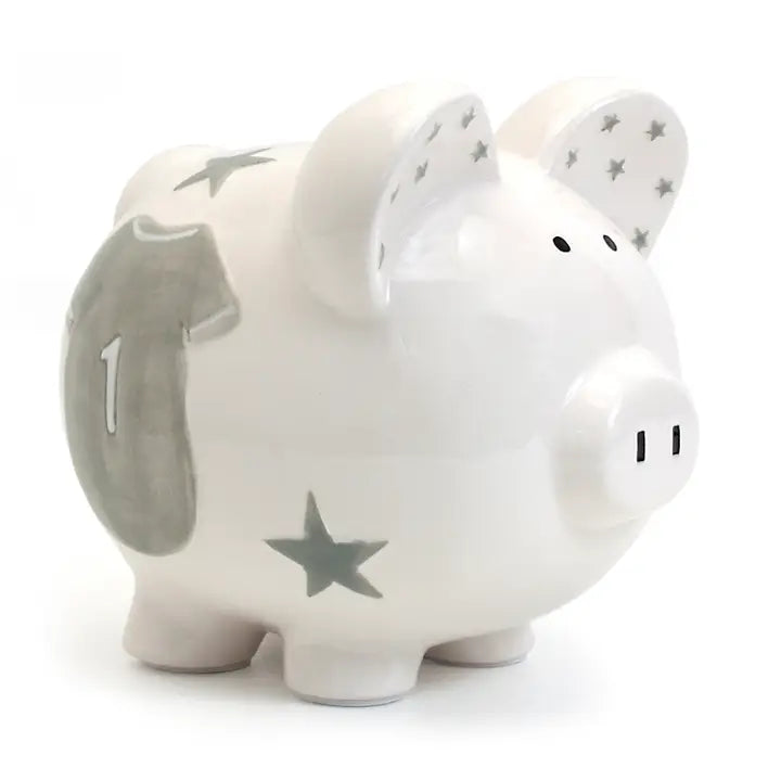 sports paper star piggy bank