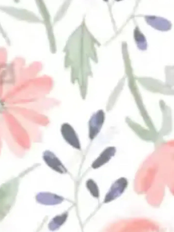 watercolor flower footie