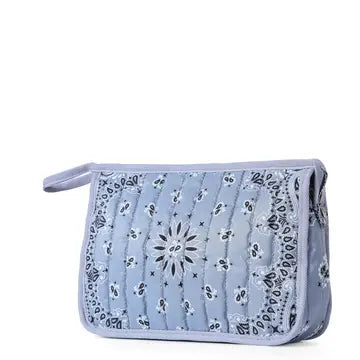 assorted bandana canvas pouches