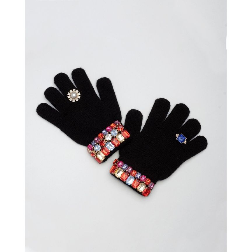 Ice Skating Jeweled Gloves