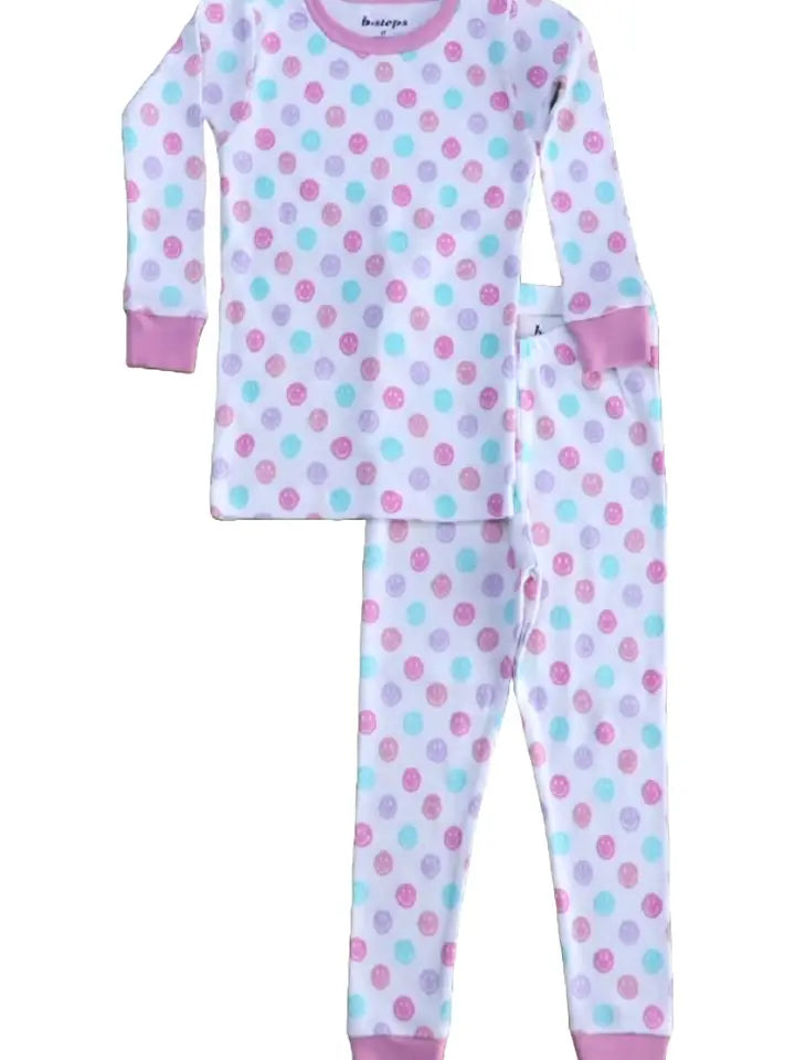 pink smiley 2pc PJ