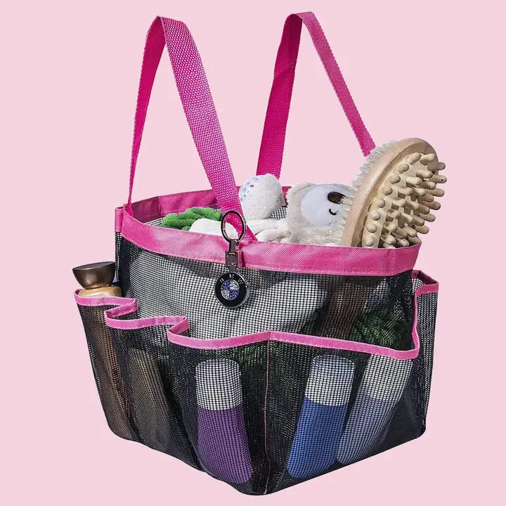 trim mesh shower caddy