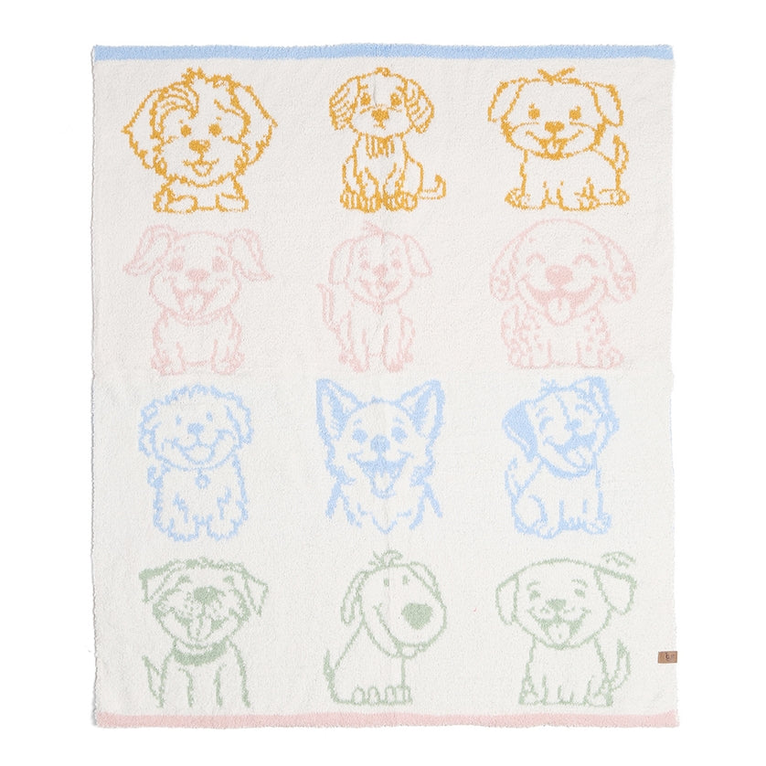 Child's  Puppy Throw Blanket