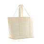 Coated Canvas Maxi Tote - natural