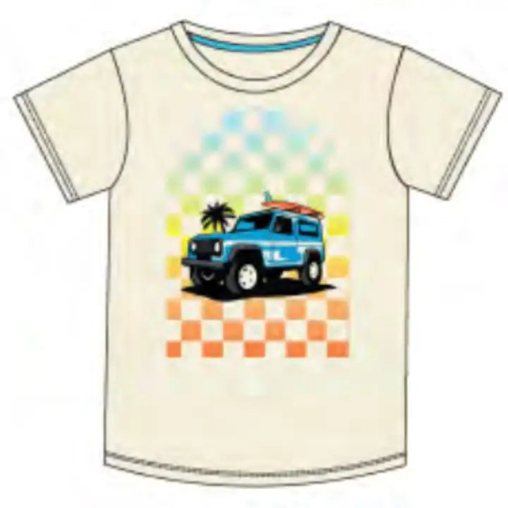 jeep check sand tee